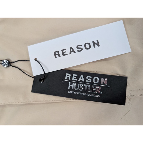 NWT Hustler Reason Khaki Pants Carpenter Cargo  Sz 32 Tan - Picture 12 of 12